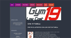 Desktop Screenshot of gym19.com